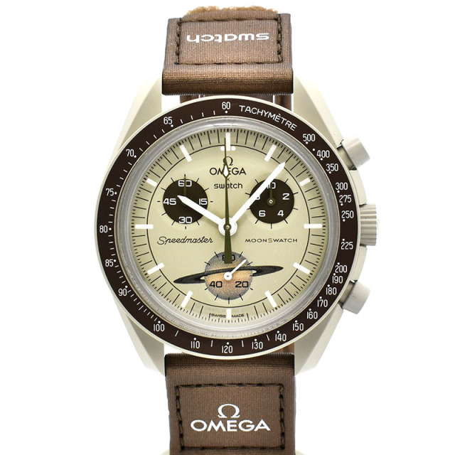 オメガ×スウォッチ　OMEGA×Swatch　ミッション トゥ サターン　SO33T100　バイオセラミック　42mm　未使用品