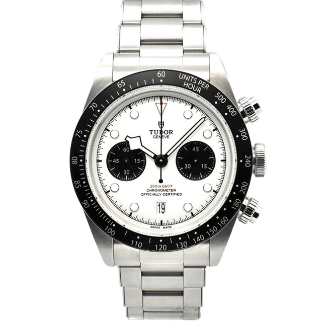 チューダー(チュードル)　TUDOR　ヘリテージ ブラックベイ クロノ　79360N　41mm　ホワイト　USED　中古