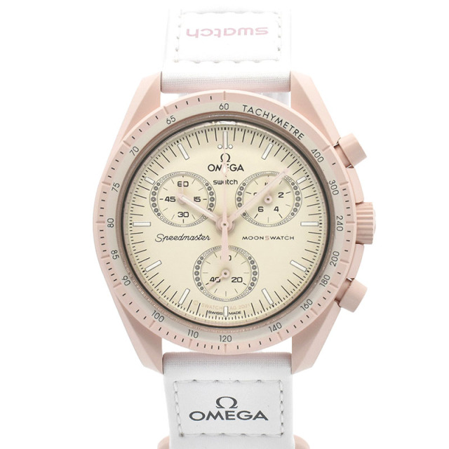 オメガ×スウォッチ　OMEGA×Swatch　ミッション トゥ ヴィーナス　SO33P100　バイオセラミック　42mm　未使用品