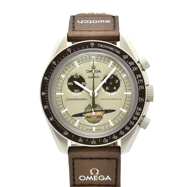 オメガ×スウォッチ　OMEGA×Swatch　ミッション トゥ サターン　SO33T100　バイオセラミック　42mm　未使用品