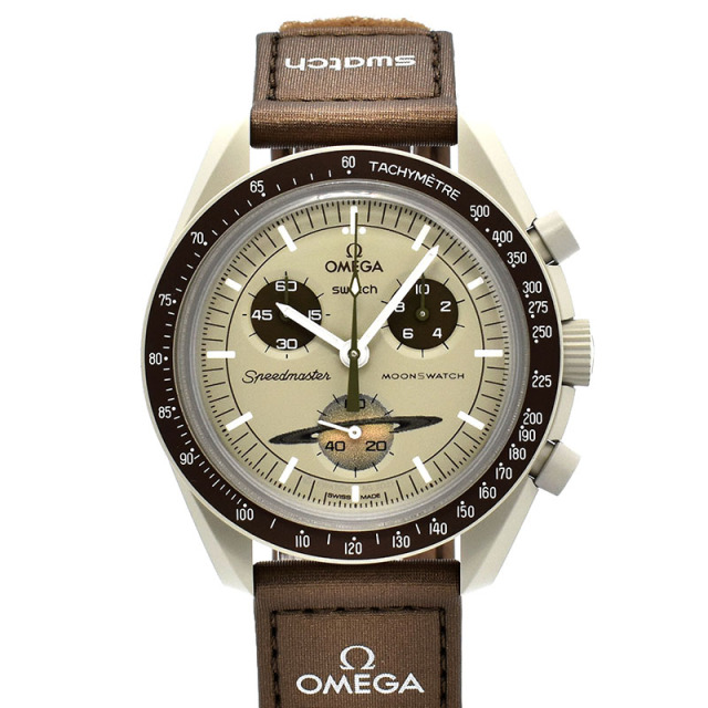 オメガ×スウォッチ　OMEGA×Swatch　ミッション トゥ サターン　SO33T100　バイオセラミック　42mm　未使用品