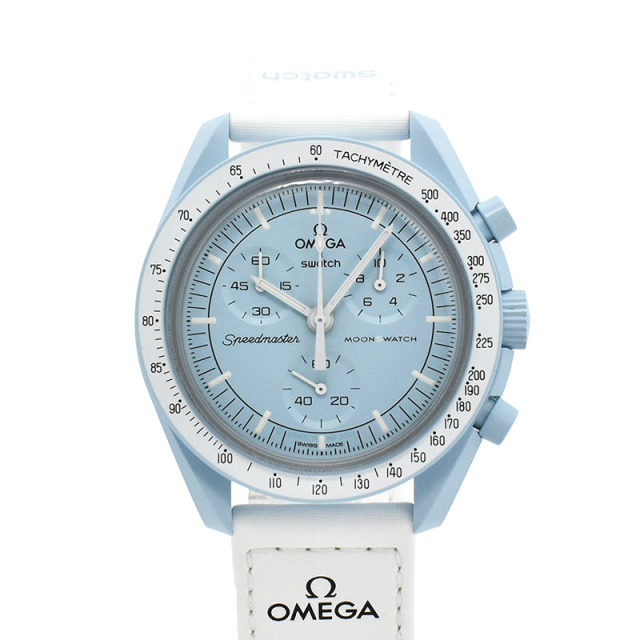 オメガ×スウォッチ　OMEGA×Swatch　ミッション トゥ ウラヌス　SO33L100　バイオセラミック　42mm　未使用品