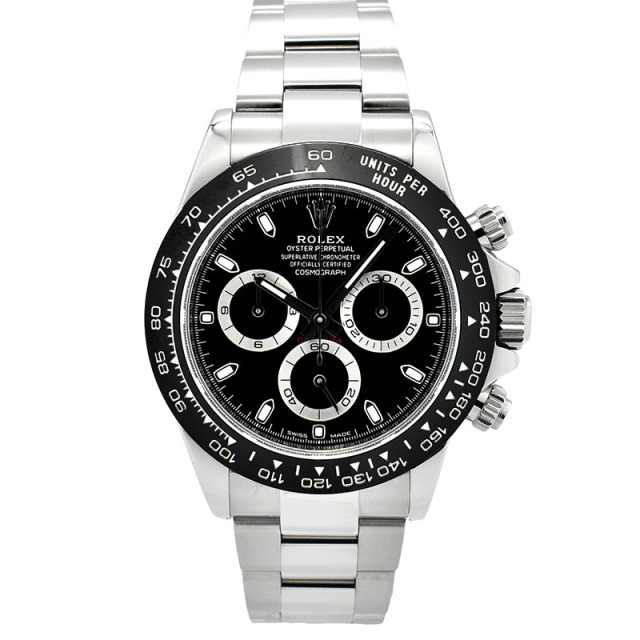 ロレックス　ROLEX　コスモグラフ デイトナ　Ref.116500LN　ブラック　セラミックベゼル　USED　中古