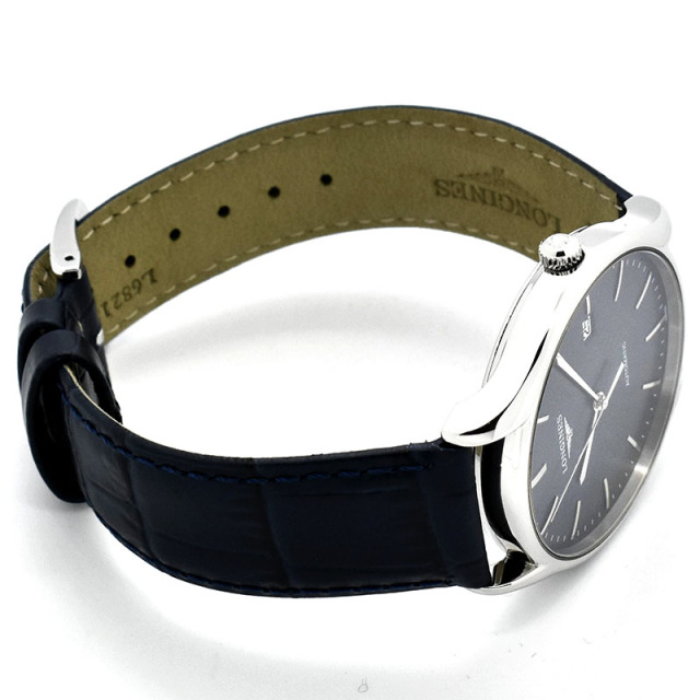 ロンジン LONGINES リール L4.960.4.92.2 ブルー 38mm 未使用品