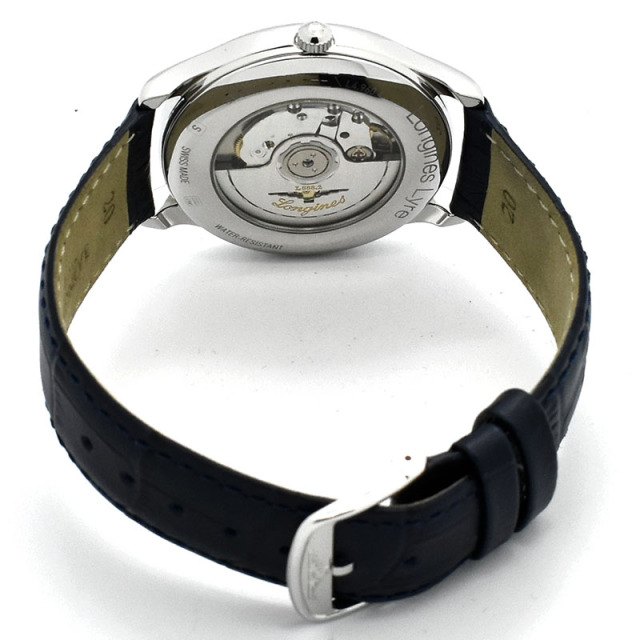 ロンジン LONGINES リール L4.960.4.92.2 ブルー 38mm 未使用品