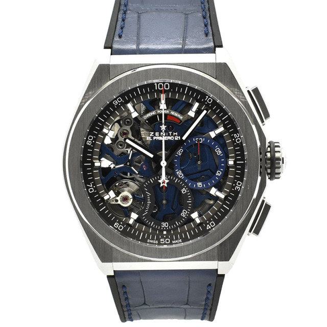 ゼニス　ZENITH　デファイ エル・プリメロ21　95.9002.9004/78.R584　44mm　チタン　USED　中古