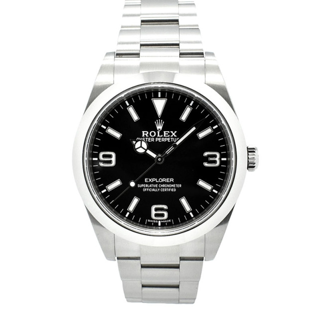 ロレックス　ROLEX　エクスプローラー1　Ref.214270　39mm　クロマライト　USED　中古