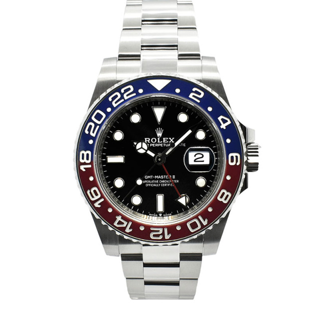 ロレックス　ROLEX　GMTマスター2　Ref.126710BLRO　ブルー/レッドベゼル　40mm　USED　中古