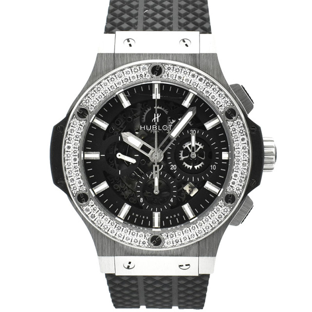 ウブロ　HUBLOT　ビッグバン アエロバン ベゼルダイヤ　311.SX.1170.RX.1104　44mm　USED　中古