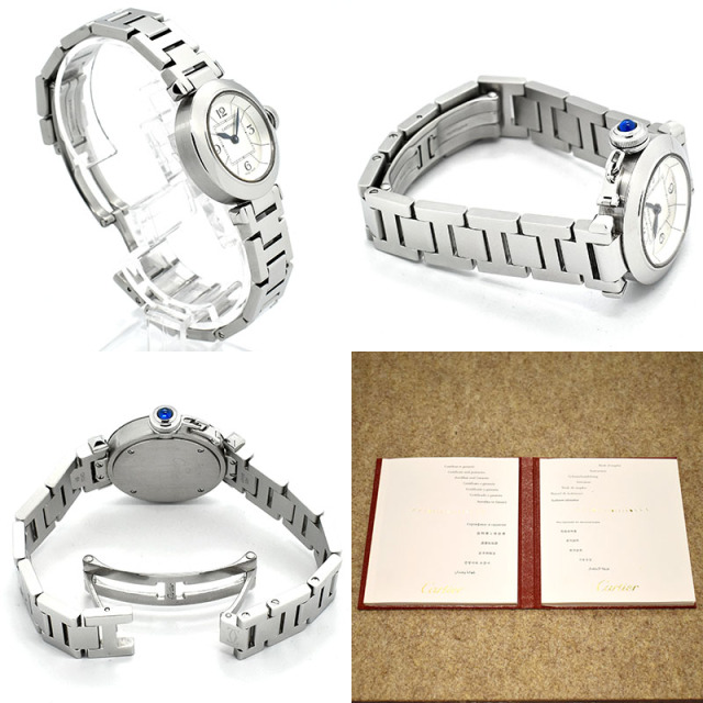 カルティエ CARTIER ミスパシャ W3140007 27mm SS シルバー USED 中古