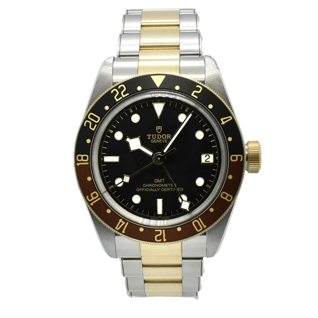 チューダー(チュードル)　TUDOR　ヘリテージ ブラックベイ GMT S&G　Ref.79833MN　41mm　ブラック　USED　中古