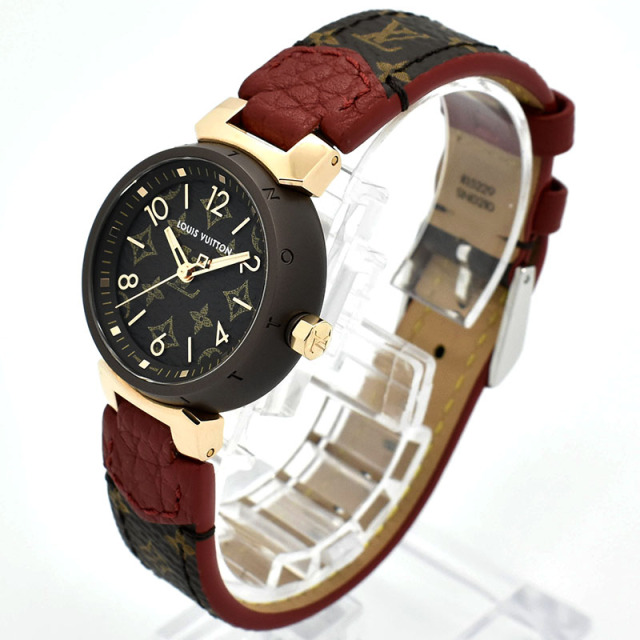 ルイ・ヴィトン LOUIS VUITTON QA005 タンブールスリム モノグラム  