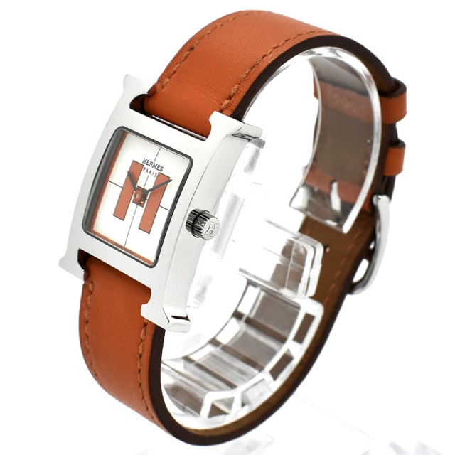 エルメス Hウォッチ YG HH1.185 YG クォーツ【中古】 エルメス HERMES  