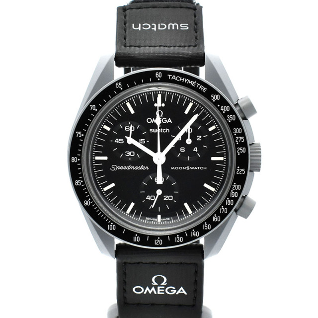 オメガ×スウォッチ　OMEGA×Swatch　ミッション トゥ ザ ムーン　SO33M100　バイオセラミック　42mm　未使用品