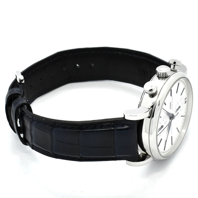 IWC ポートフィノ クロノグラフ 39 IW391407 39mm シルバー 青針 USED 中古