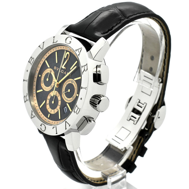 ブルガリ BVLGARI ブルガリブルガリ クロノグラフ BB42C3SLDCH 42mm USED 中古