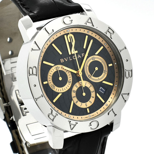 ブルガリ BVLGARI ブルガリブルガリ クロノグラフ BB42C3SLDCH 42mm USED 中古