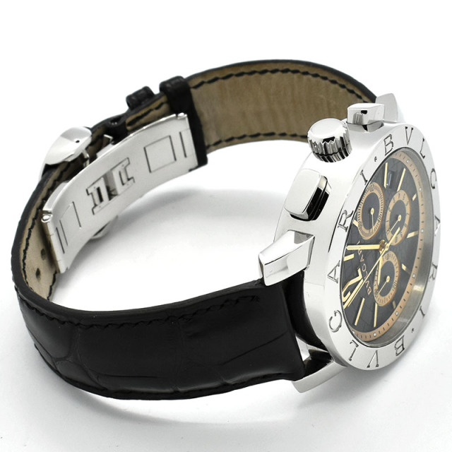 ブルガリ BVLGARI ブルガリブルガリ クロノグラフ BB42C3SLDCH 42mm USED 中古