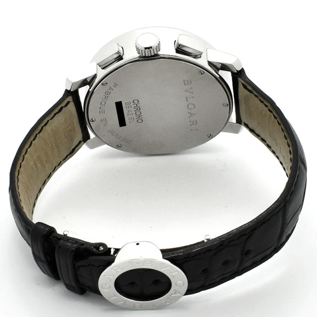 ブルガリ BVLGARI ブルガリブルガリ クロノグラフ BB42C3SLDCH 42mm USED 中古