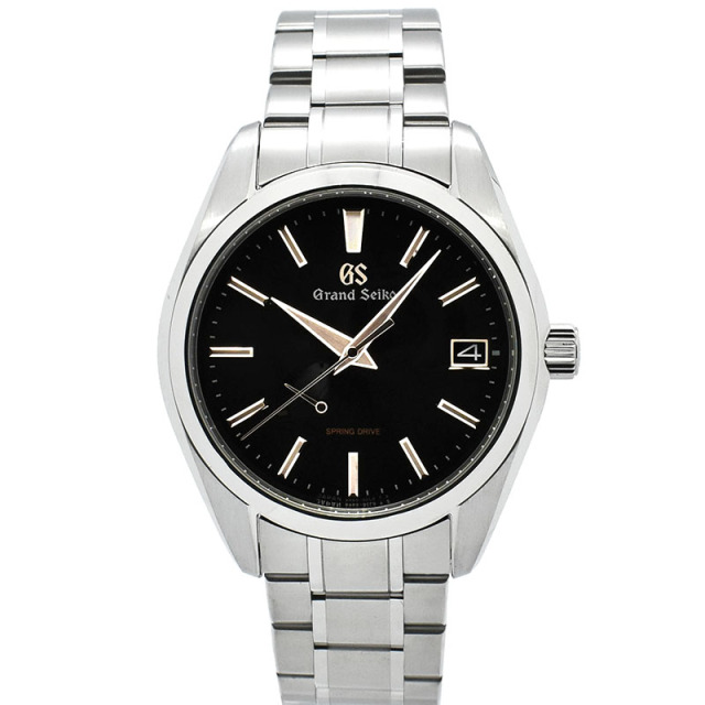 グランドセイコー　GRAND SEIKO　ヘリテージコレクション スプリングドライブ　SBGA401　ブラック　41mm　USED　中古