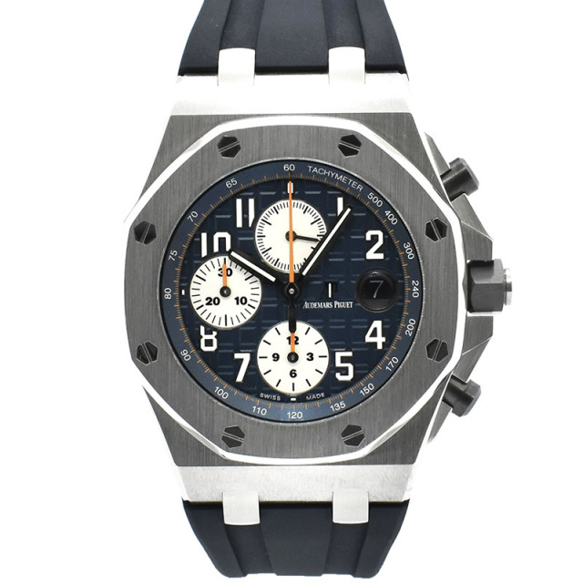 オーデマ・ピゲ　AUDEMARS PIGUET　ロイヤルオーク オフショア クロノグラフ　26470ST.OO.A027CA.01　ブルー/シルバー　42mm　USED　中古