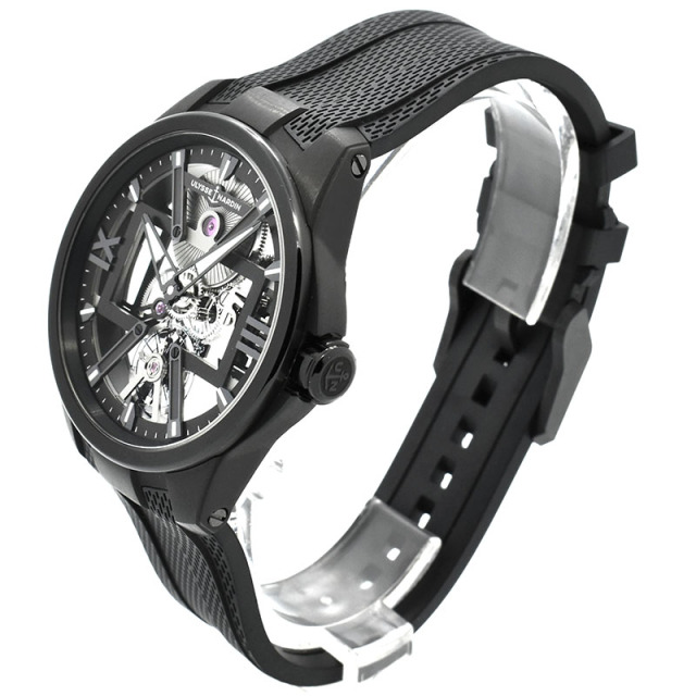 ユリス ナルダン ULYSSE NARDIN スケルトン X 3713-260-3/BLACK 中古