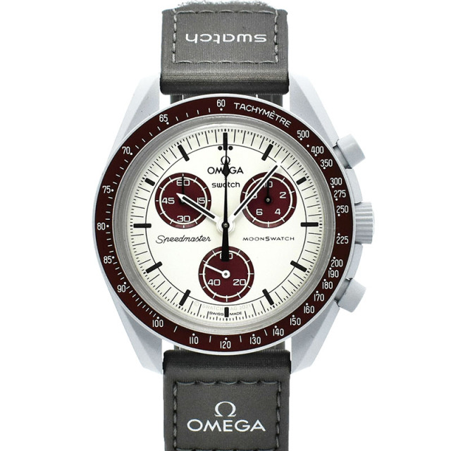 オメガ×スウォッチ　OMEGA×Swatch　ミッション トゥ プルート　SO33M101　バイオセラミック　42mm　未使用品