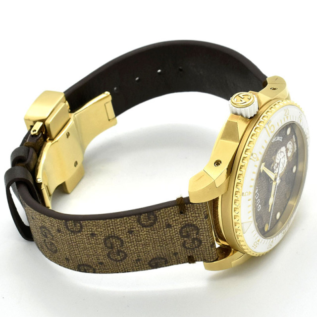 グッチ GUCCI ダイブ ドラえもん YA136334 中古