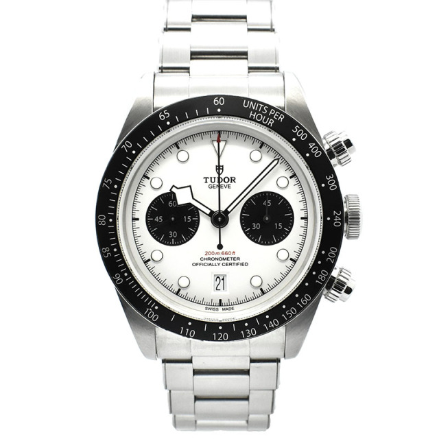 チューダー(チュードル)　TUDOR　ヘリテージ ブラックベイ クロノ　79360N　41mm　ホワイト　USED　中古