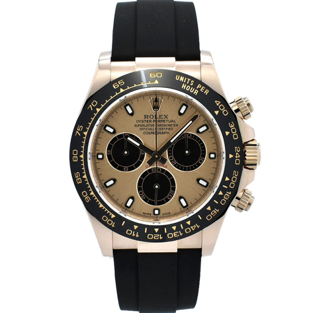 ロレックス　ROLEX　デイトナ　Ref.116515LN　18KERG　ピンク/ブラック　オイスターフレックス　USED　中古