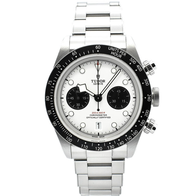チューダー(チュードル)　TUDOR　ヘリテージ ブラックベイ クロノ　79360N　41mm　ホワイト　USED　中古