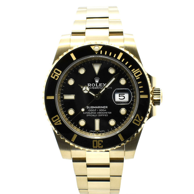 ロレックス　ROLEX　サブマリーナデイト　Ref.116618LN　18KYG　40mm　ランダム番　USED　中古