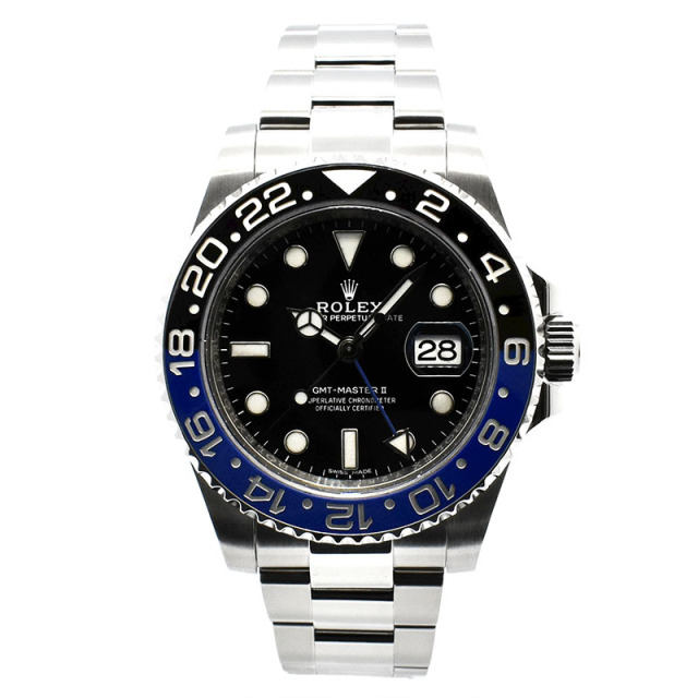 ロレックス　ROLEX　GMTマスター2　Ref.116710BLNR　40mm　青黒ベゼル　USED　中古