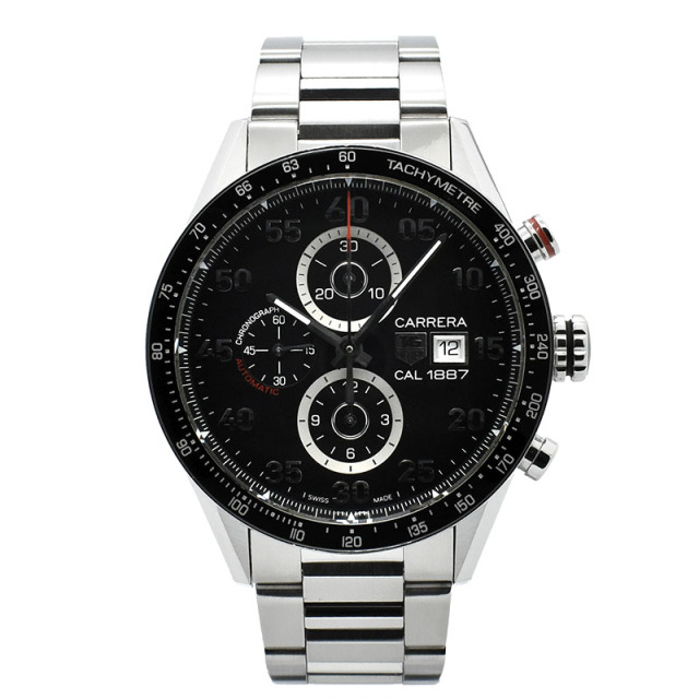 タグホイヤー　TAG HEUER　カレラ タキメータークロノ キャリバー1887　CAR2A10.BA0799　43mm　USED　中古