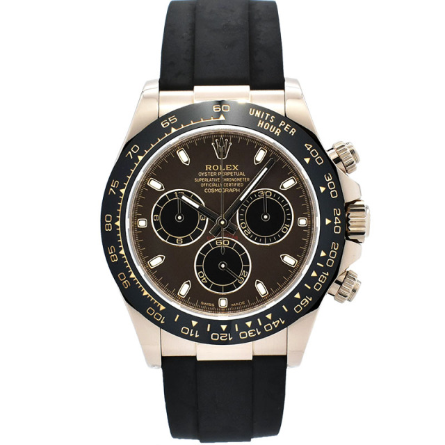 ロレックス　ROLEX　デイトナ　Ref.116515LN　18KERG　40mm　チョコレート/ブラック　オイスターフレックス　USED　中古