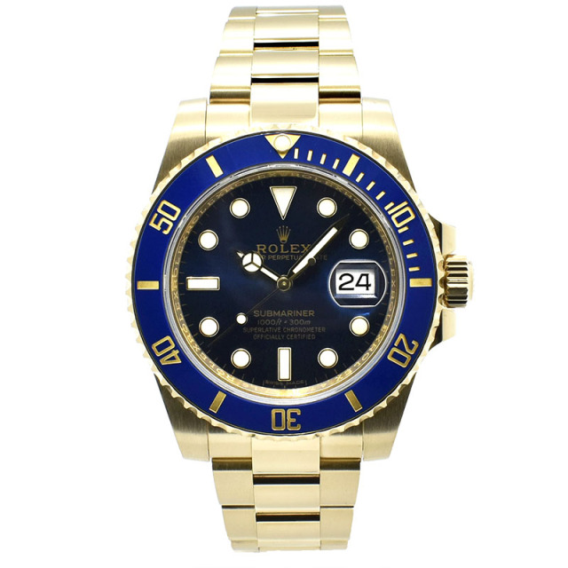 ロレックス　ROLEX　サブマリーナデイト　Ref.116618LB　18KYG　ランダム番　40mm　USED　中古