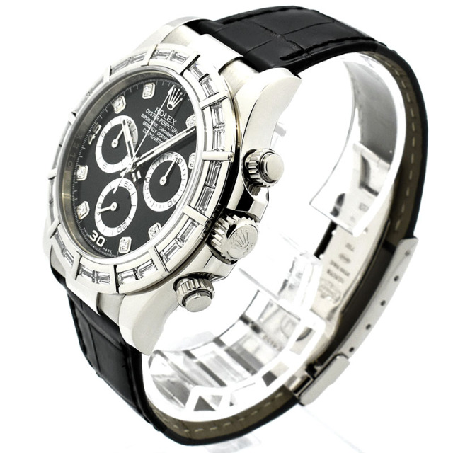ロレックス ROLEX デイトナ Ref.116589BR K18WG バゲットダイヤ