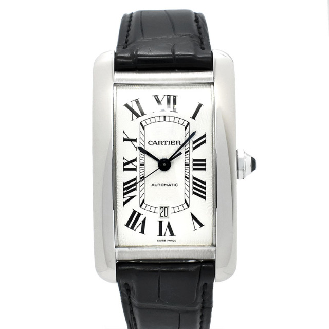 カルティエ　CARTIER　タンクアメリカンXL　W2609956　52×31.4mm　18KWG　USED　中古