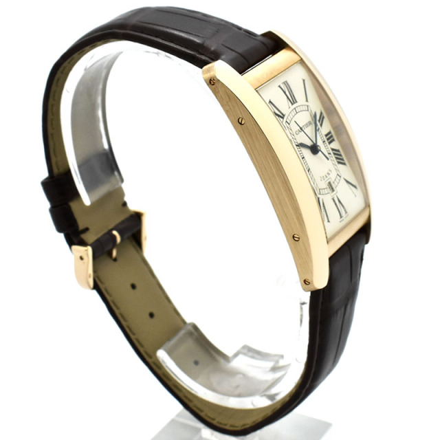 カルティエ CARTIER タンクアメリカンLM カルティエ社勤続20年記念品 WGTA0005 45×26mm 18KPG USED 中古