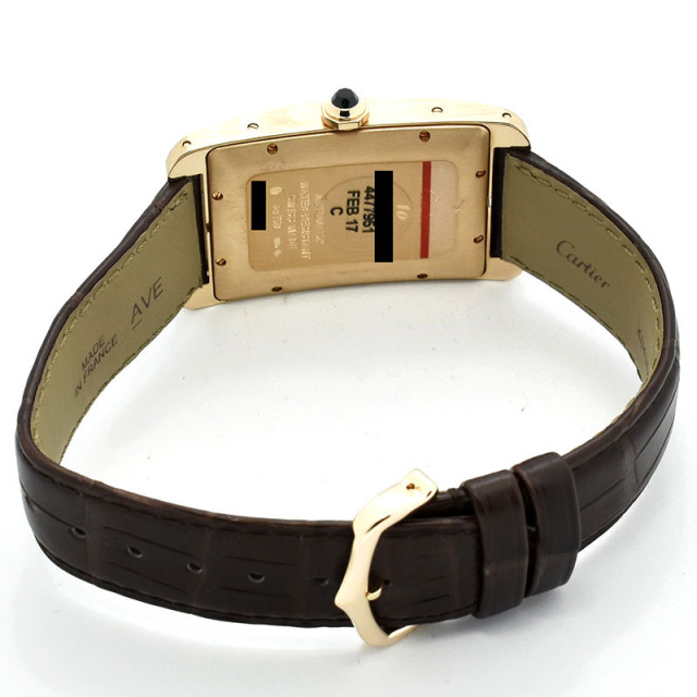 カルティエ CARTIER タンクアメリカンLM カルティエ社勤続20年記念品 WGTA0005 45×26mm 18KPG USED 中古