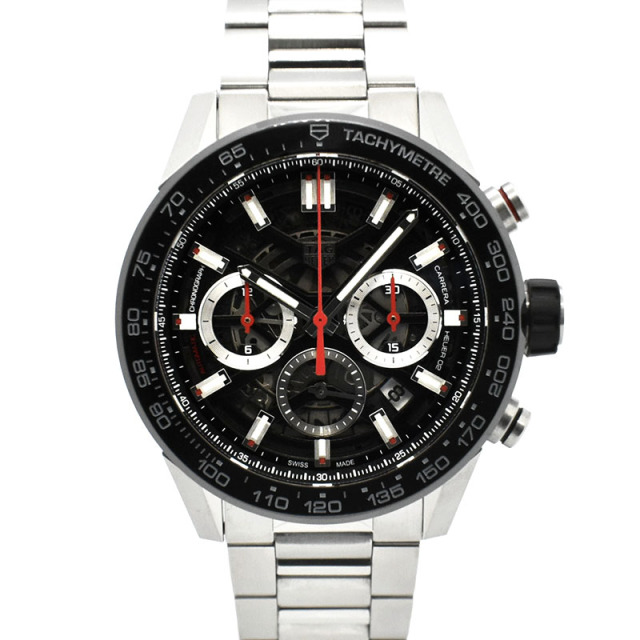 タグホイヤー　TAG HEUER　カレラ キャリバーホイヤー02　CBG2A10.BA0654　45mm　USED　中古