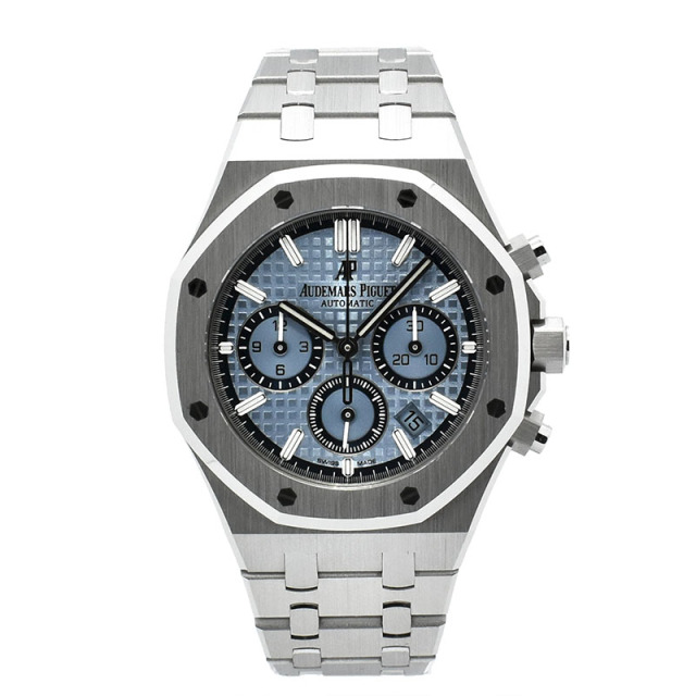 オーデマ・ピゲ　AUDEMARS PIGUET　ロイヤルオーク クロノグラフ　26317BC.OO.1256BC.01　38mm　ライトブルー　世界100本限定　USED　中古