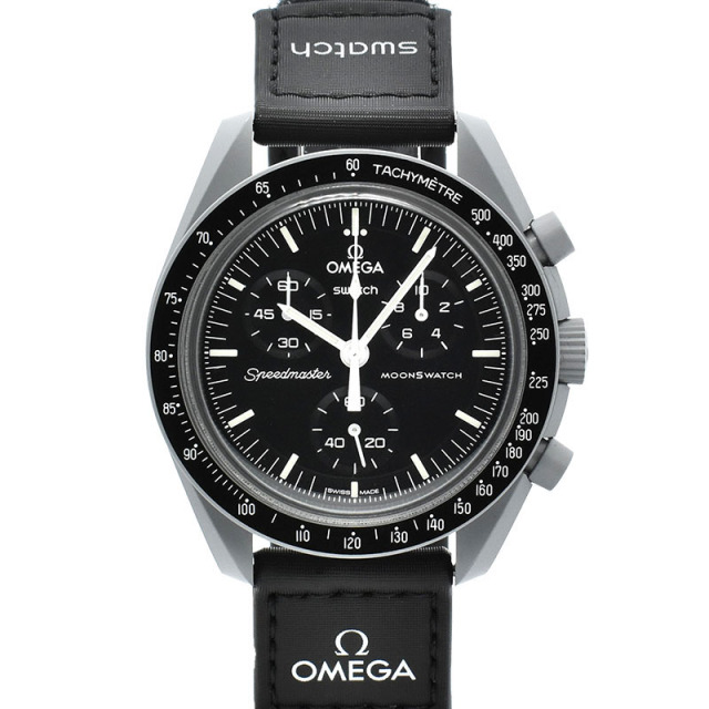 オメガ×スウォッチ　OMEGA×Swatch　ミッション トゥ ザ ムーン　SO33M100　バイオセラミック　42mm　未使用品