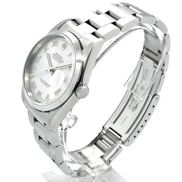 ロレックス ROLEX デイトジャスト Ref.16200 グレーローマ 36mm F番 USED 中古
