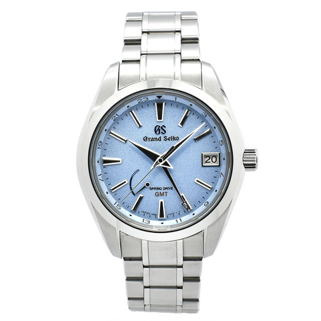 グランドセイコー　GRAND SEIKO　スプリングドライブ GMT 御空色 和光75周年限定モデル　SBGE289　ブルー　75本限定　40mm　USED　中古