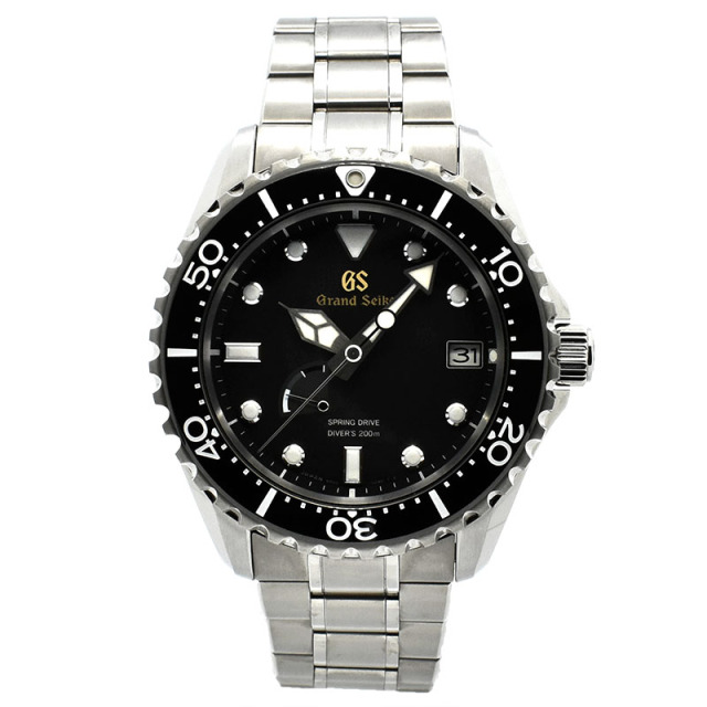 グランドセイコー　GRAND SEIKO　9Rスプリングドライブ ダイバーズウォッチ　SBGA463　ブラック　44.2mm　USED　中古
