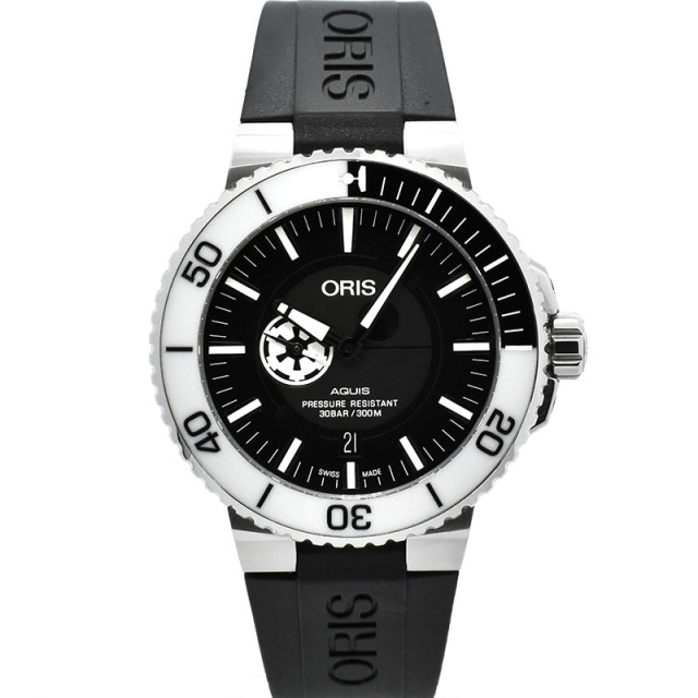 オリス　ORIS　アクイス スターウォーズ ストームトルーパー　743 7734 4184　世界1300本限定　43.5mm　USED　中古