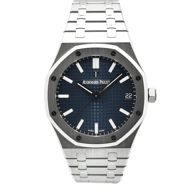 オーデマ・ピゲ　AUDEMARS PIGUET　ロイヤルオーク オートマティック　15500ST.OO.1220ST.01　41mm　ブルー　USED　中古
