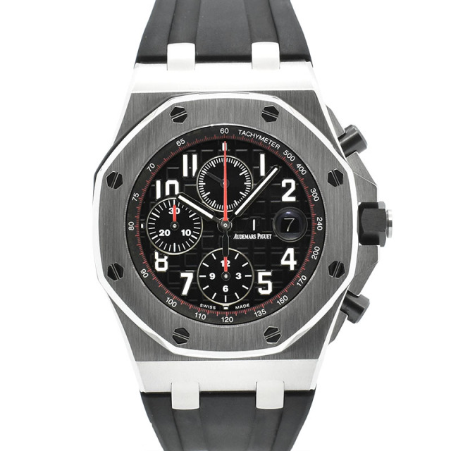 オーデマ・ピゲ　AUDEMARS PIGUET　ロイヤルオーク オフショア クロノグラフ　26470ST.OO.A101CR.01　ブラック　42mm　USED　中古