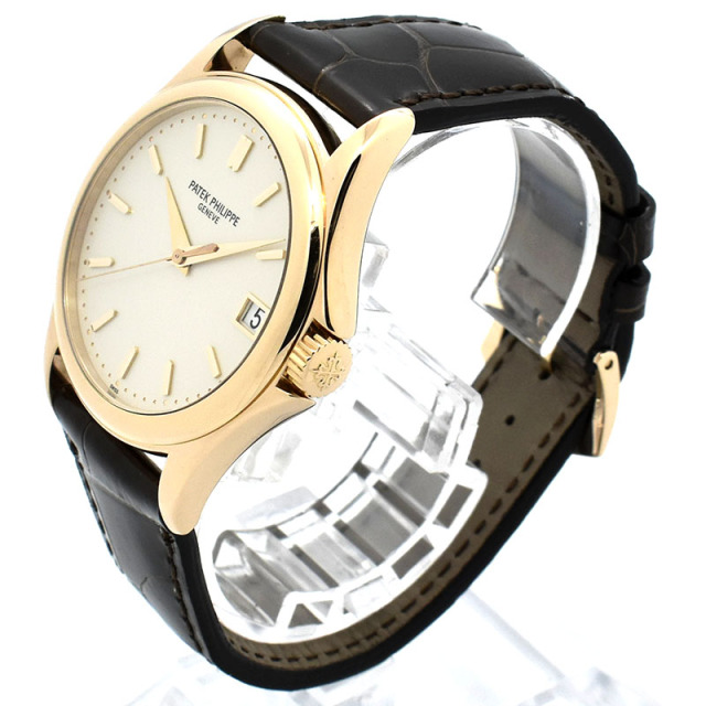 パテックフィリップ PATEK PHILIPPE カラトラバ Ref.5107R-001 37mm 18KRG 自動巻き USED 中古